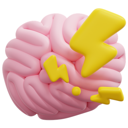 Brain stroke  3D Icon