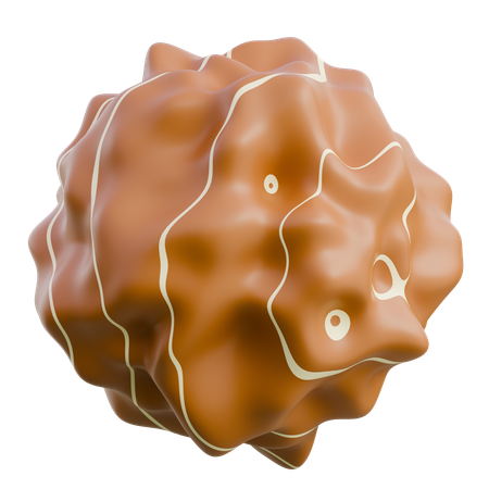 Brain With Neural Network  3D Icon