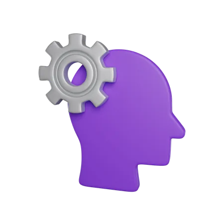 Brain Work  3D Icon