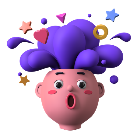 Brainstorm  3D Icon