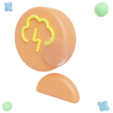 Brainstorm  3D Icon