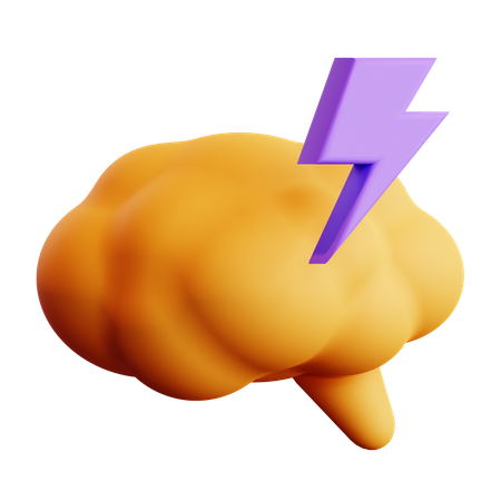 Brainstorm  3D Icon