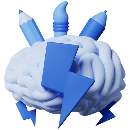 Brainstorming  3D Icon