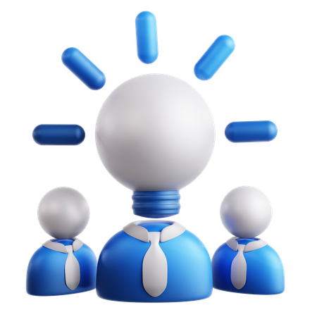 Brainstorming  3D Icon