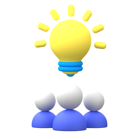 Brainstorming  3D Icon