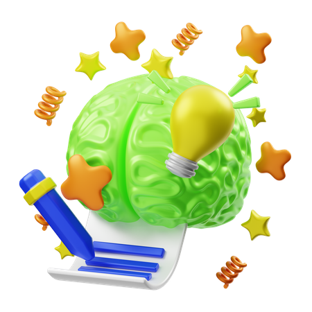Brainstorming  3D Icon