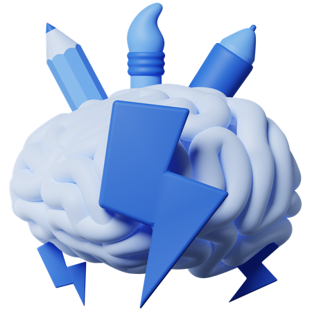 Brainstorming  3D Icon