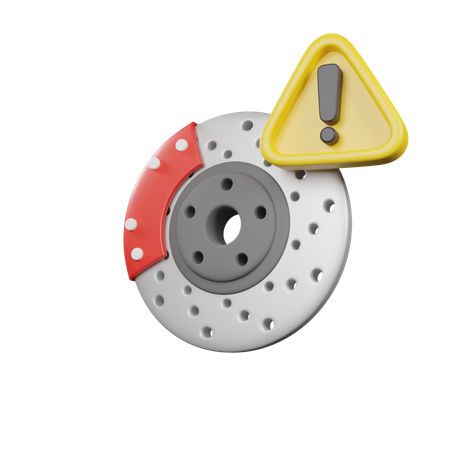 Brake Warning  3D Icon