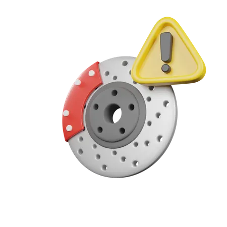 Brake Warning  3D Icon