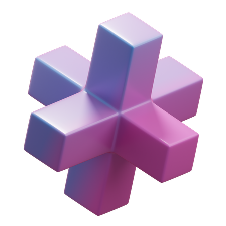 Branched Abstract  3D Icon