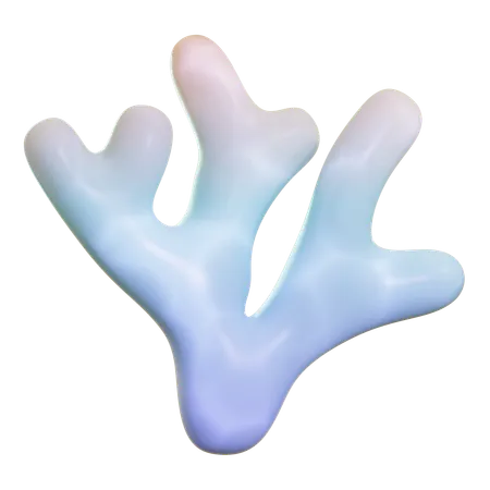 Branching Coral  3D Icon