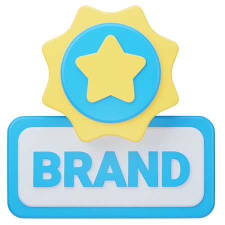 Brand  3D Icon