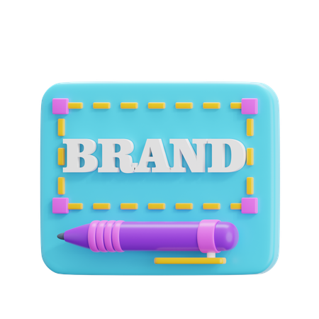 Brand  3D Icon