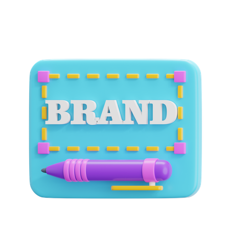 Brand  3D Icon