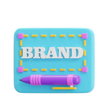 Brand  3D Icon