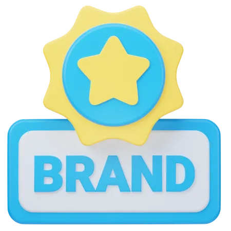 Brand  3D Icon