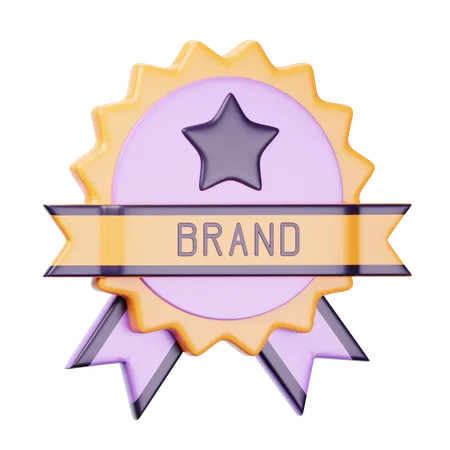 Brand Badge  3D Icon