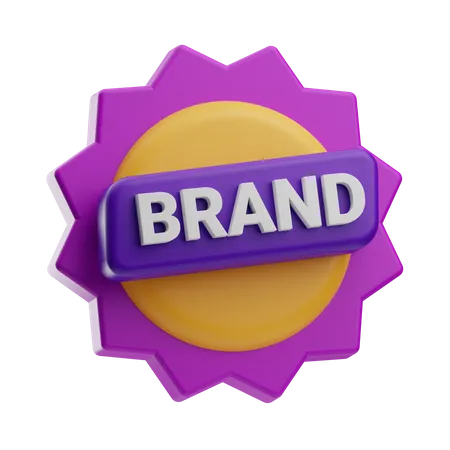 Brand Badge  3D Icon