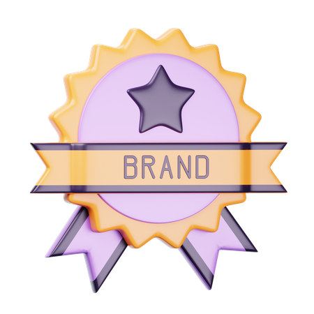 Brand Badge  3D Icon