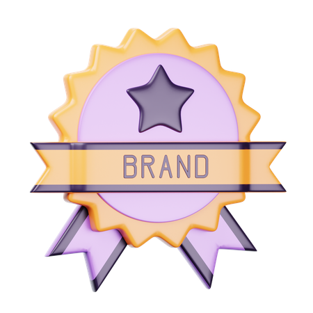 Brand Badge  3D Icon