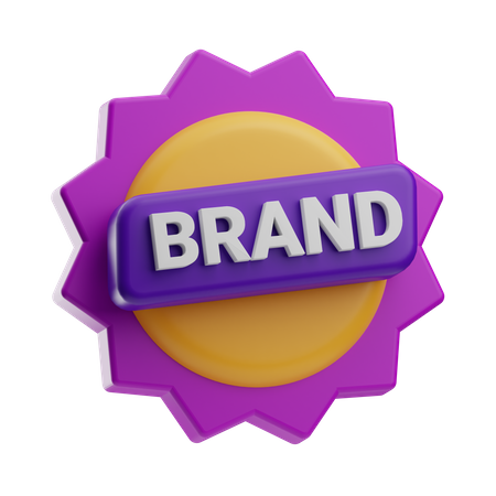 Brand Badge  3D Icon