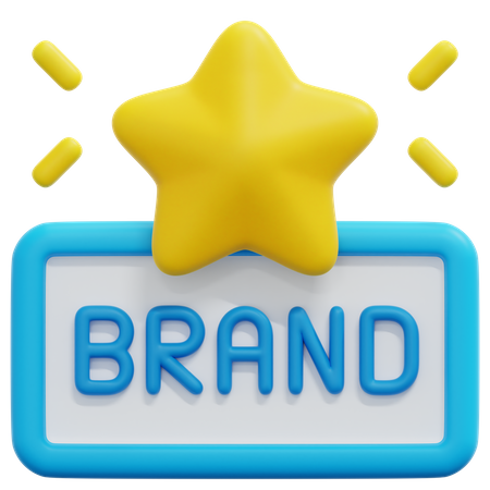 Brand Board  3D Icon