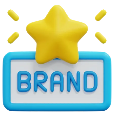 Brand Board  3D Icon