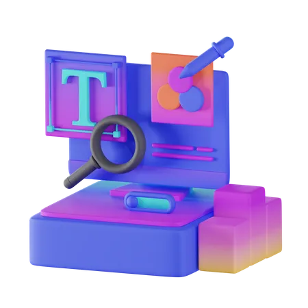Brand Design 3D Icon