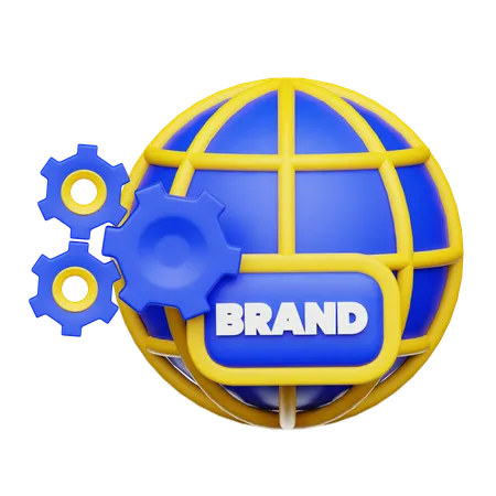 Brand Management  3D Icon