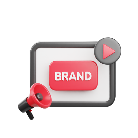 Brand Promotion  3D Icon