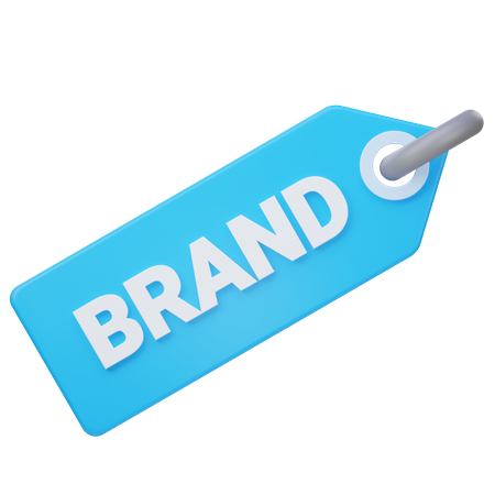Brand Tag  3D Icon