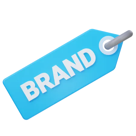 Brand Tag  3D Icon