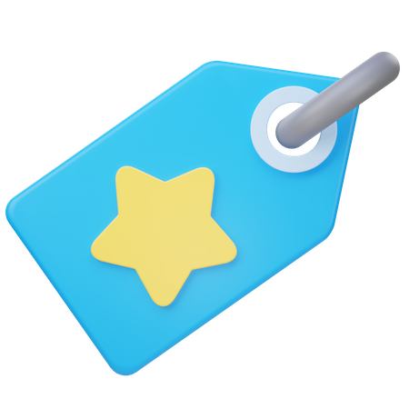 Brand Tag  3D Icon