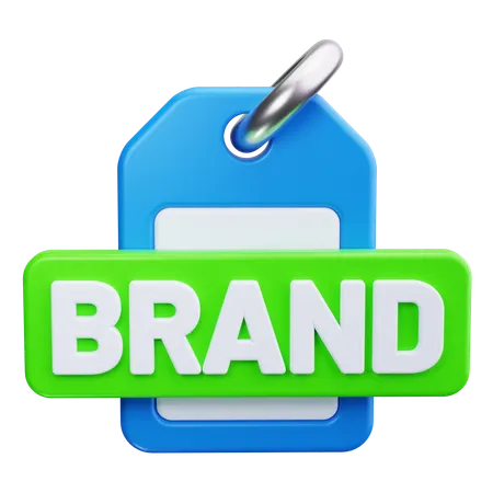 Brand Tag  3D Icon