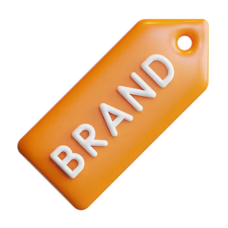 Brand Tag  3D Icon
