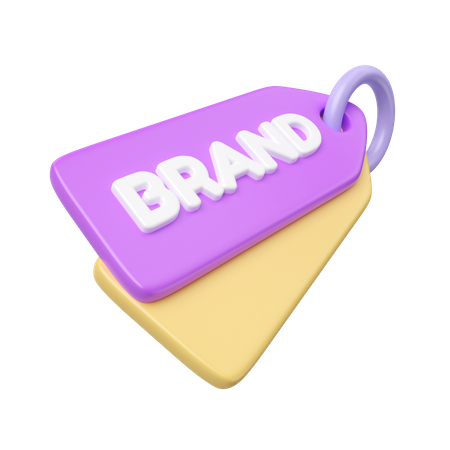 Brand Tag  3D Icon