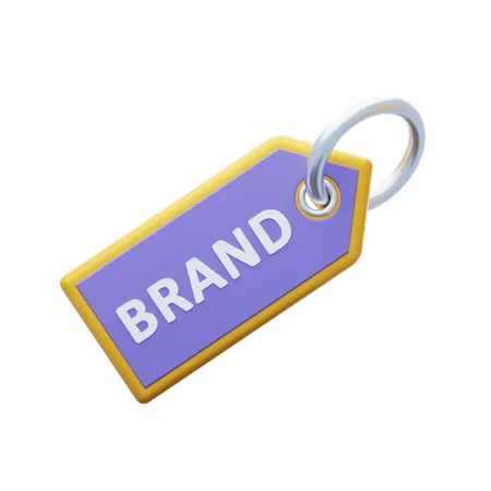 Brand Tag  3D Icon