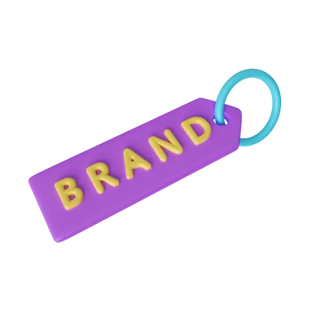 Brand Tag 3D Icon