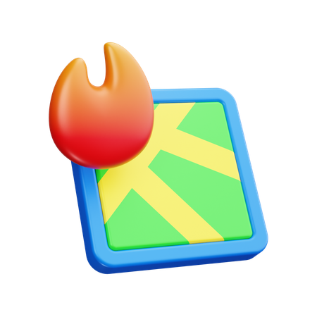 Brandort  3D Icon