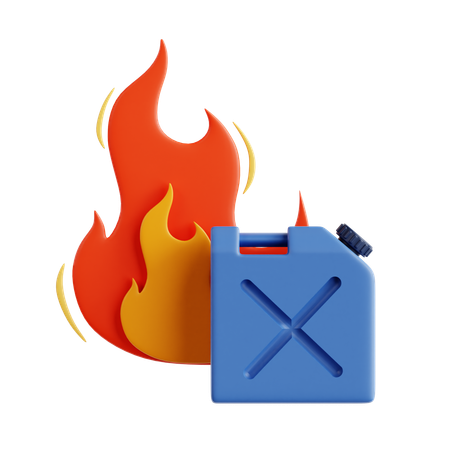 Brandstiftung  3D Icon