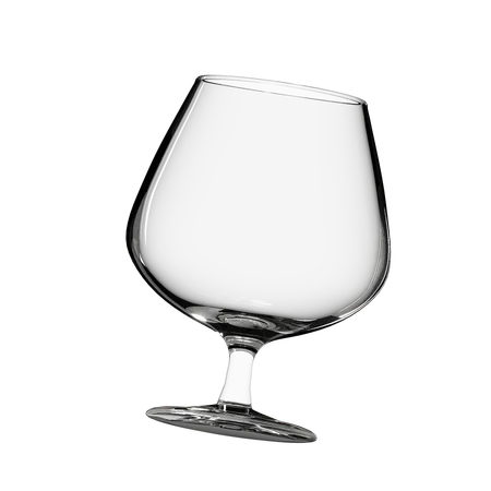 Transparent Brandy Glass 3 D Illustration 3D Icon
