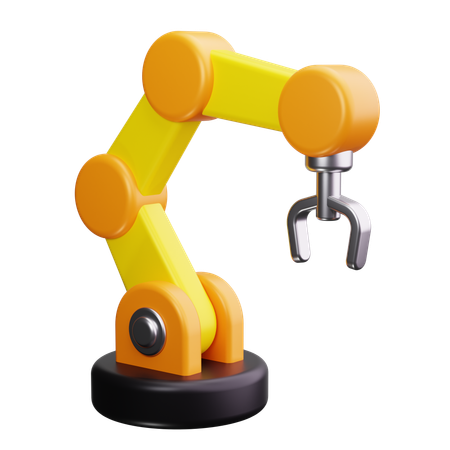 Bras de robot industriel  3D Icon