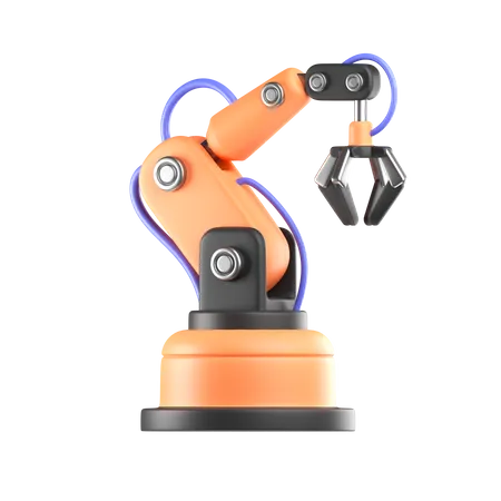 Bras de robot industriel  3D Icon