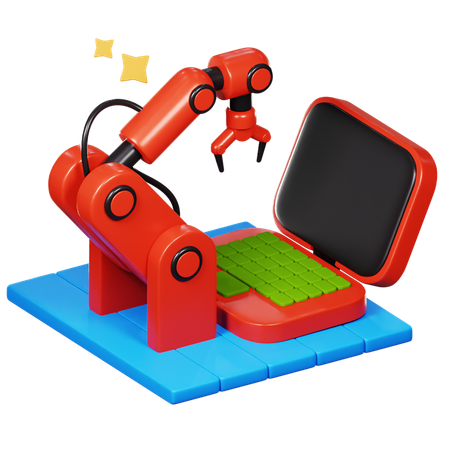 Bras robotique  3D Icon