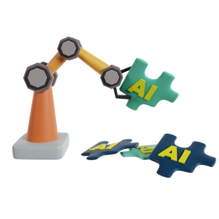 Bras robotique  3D Icon