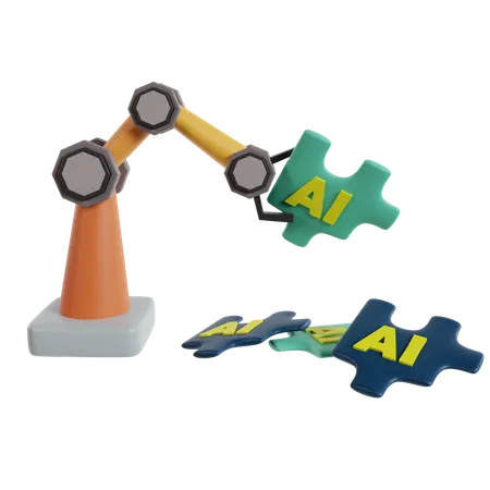 Bras robotique  3D Icon