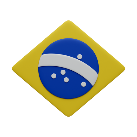 Brasão brasileiro  3D Icon