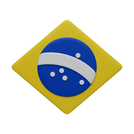 Brasão brasileiro  3D Icon