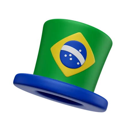 Brasilianischer Hut  3D Icon