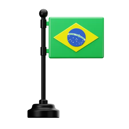 Brasilien Flagge  3D Icon